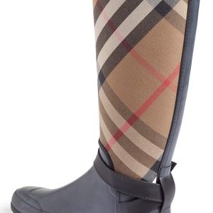 Burberry rain boots